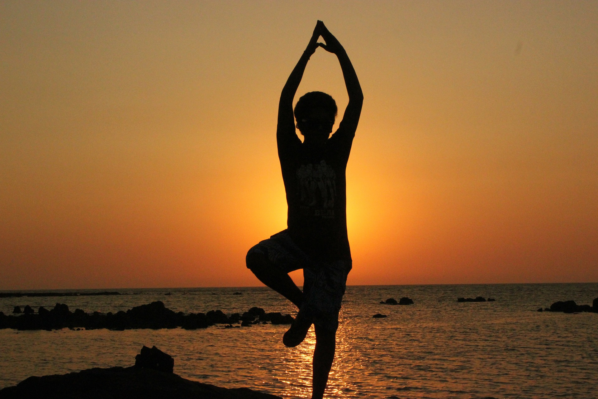 Yoga al tramonto